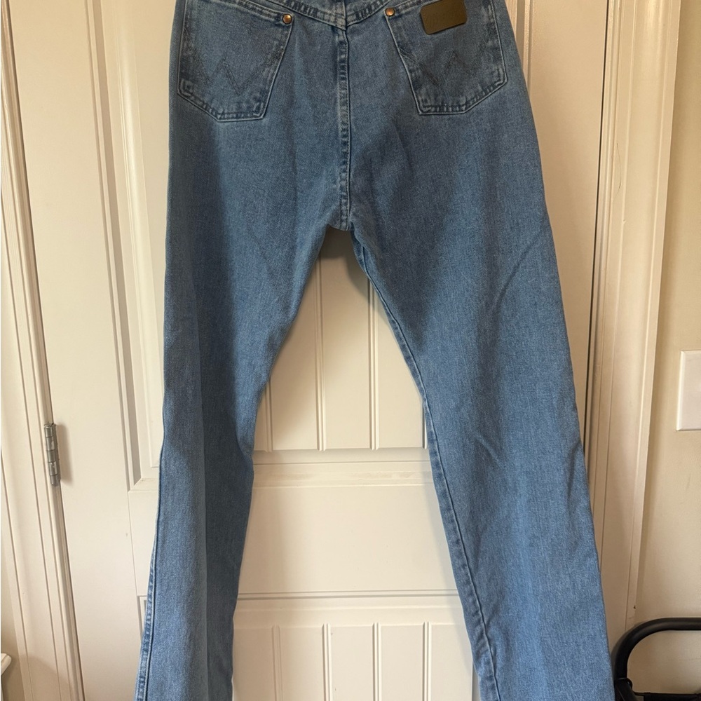 Wrangler Men's Cowboy Cut Original Fit-Stone Wash 34x36